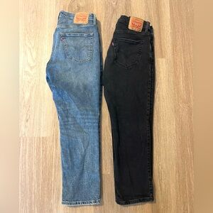 2 Pairs - Mens Levi 541 Athletic Taper Fit Jeans